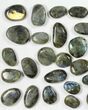Lot: Polished Labradorite Pebbles - kg ( lbs) #90540-1
